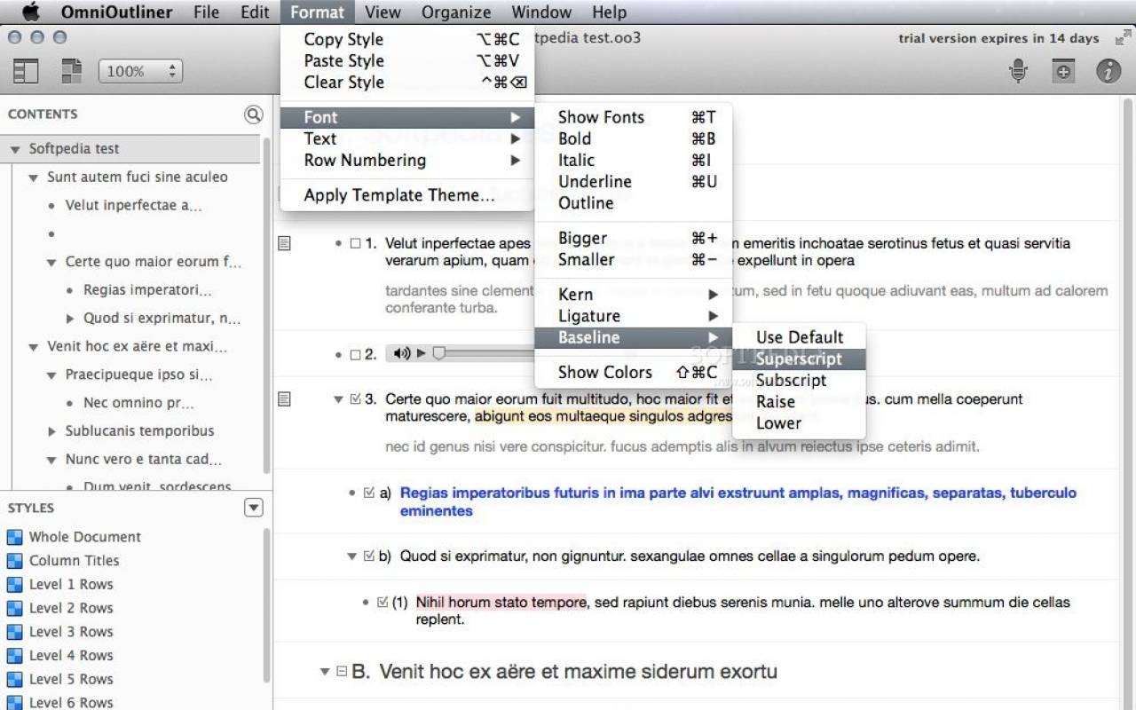 OmniOutliner цены