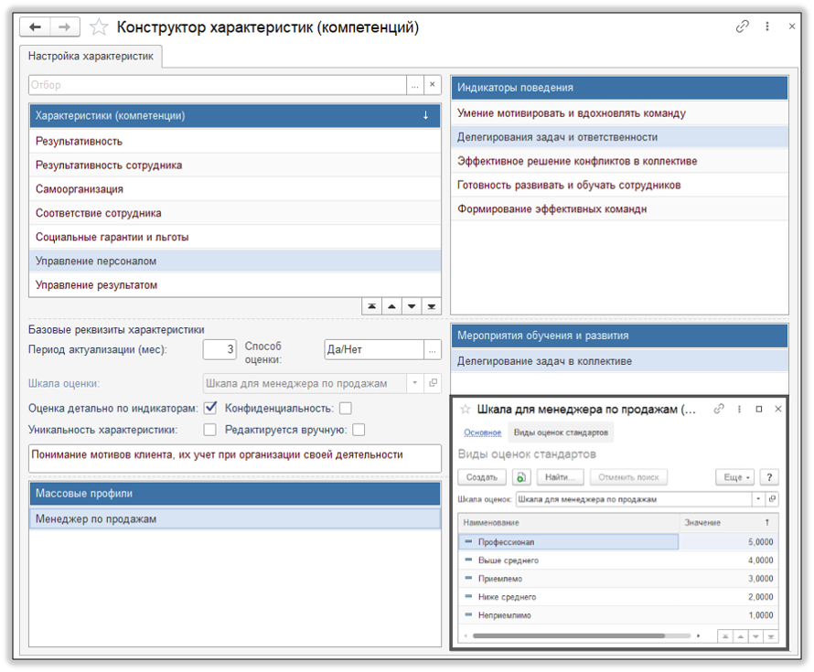 Управление талантами функции
